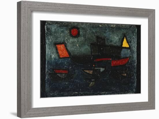 Departing Steamer-Paul Klee-Framed Giclee Print