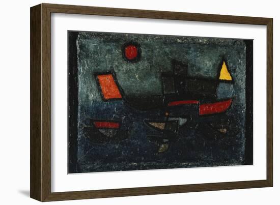 Departing Steamer-Paul Klee-Framed Giclee Print