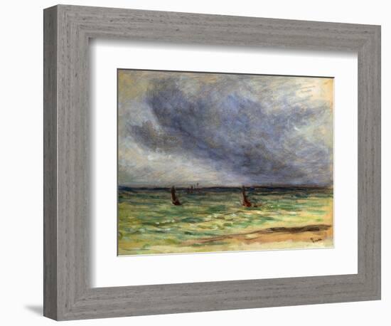 Departing Trawlers-Maximilien Luce-Framed Giclee Print