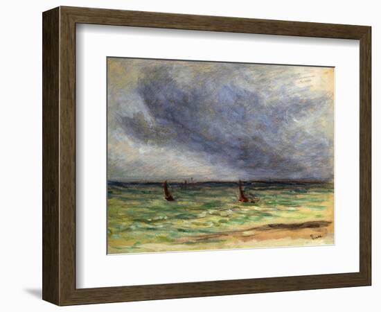 Departing Trawlers-Maximilien Luce-Framed Giclee Print