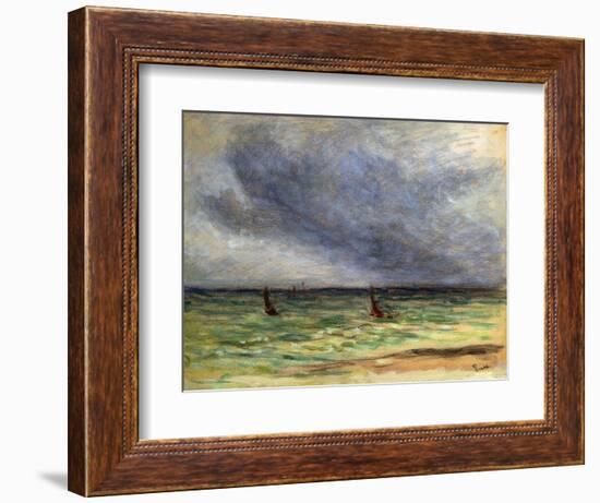 Departing Trawlers-Maximilien Luce-Framed Giclee Print