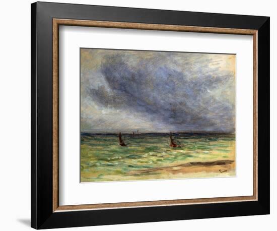 Departing Trawlers-Maximilien Luce-Framed Giclee Print