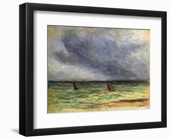 Departing Trawlers-Maximilien Luce-Framed Giclee Print