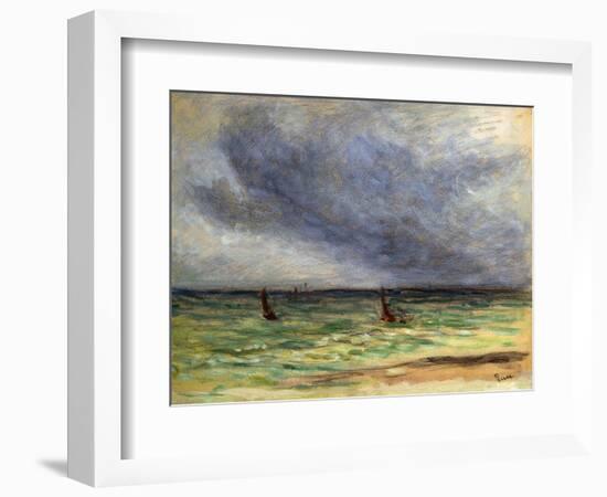 Departing Trawlers-Maximilien Luce-Framed Giclee Print