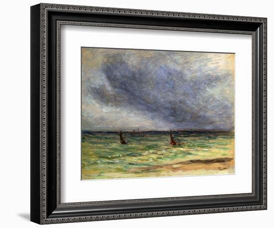 Departing Trawlers-Maximilien Luce-Framed Giclee Print