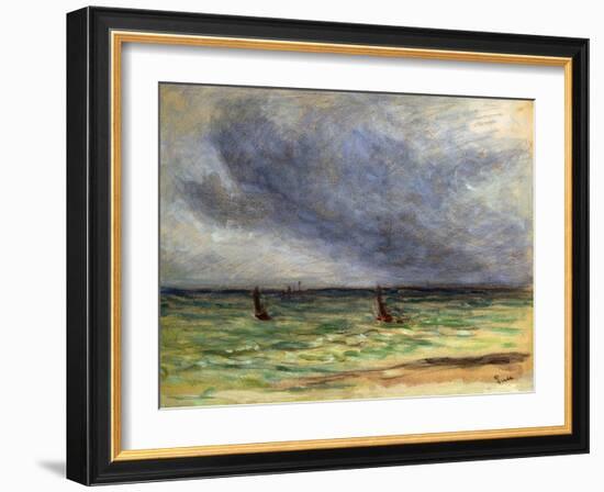 Departing Trawlers-Maximilien Luce-Framed Giclee Print