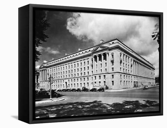 Department of Justice Building in Washington D. C.-null-Framed Premier Image Canvas