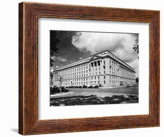 Department of Justice Building in Washington D. C.-null-Framed Photographic Print