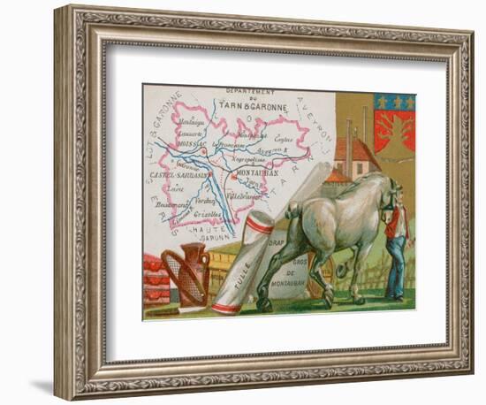 Department of Tarn Et Garonne in the Southwest of France-null-Framed Giclee Print