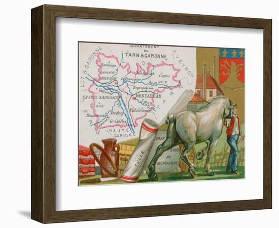 Department of Tarn Et Garonne in the Southwest of France-null-Framed Giclee Print