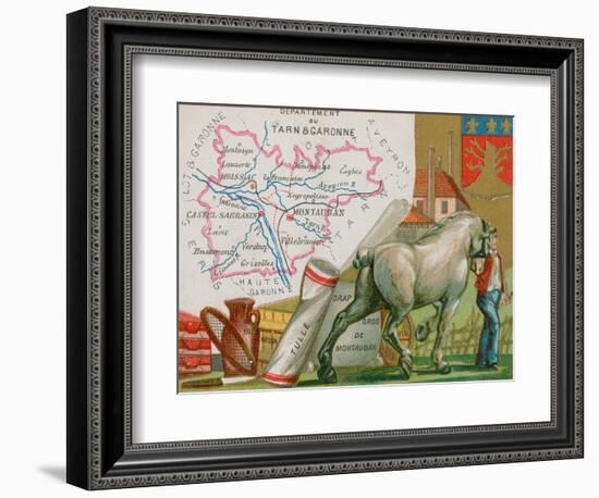 Department of Tarn Et Garonne in the Southwest of France-null-Framed Giclee Print