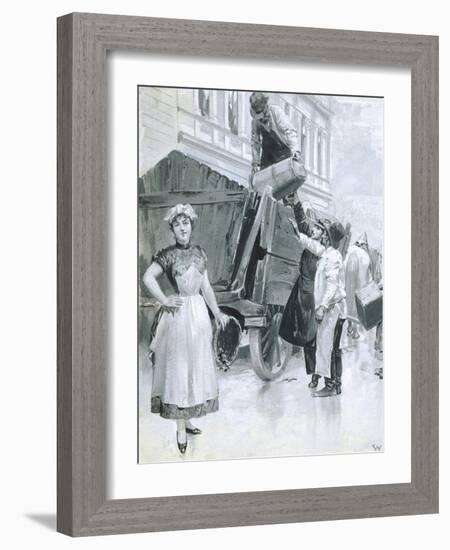 Departure, 1907-Wilhelm Gause-Framed Giclee Print