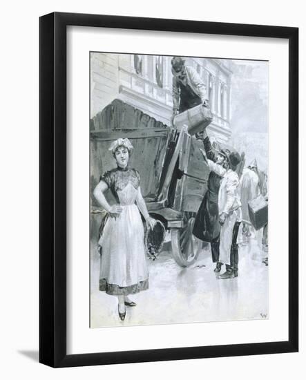 Departure, 1907-Wilhelm Gause-Framed Giclee Print