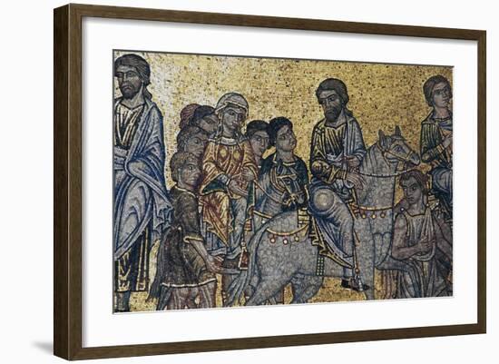 Departure for Canaan, Mosaic Detail-null-Framed Giclee Print