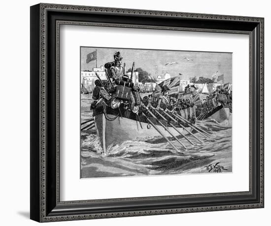 Departure of British troops from Alexandria, 1807-William Barnes Wollen-Framed Giclee Print