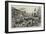 Departure of Lord Ripon from India, Driving Through the Native Town, Bombay-null-Framed Giclee Print