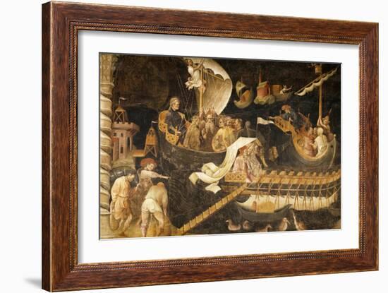 Departure of Magi, Scene from Journey of Magi Cycle, Ca 1420-Giovanni Da Modena-Framed Giclee Print