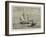 Departure of the Arctic Yacht Kara to Search for Mr Leigh Smith-Walter William May-Framed Giclee Print