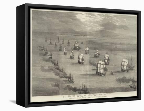 Departure of the Baltic Fleet from Spithead-null-Framed Premier Image Canvas