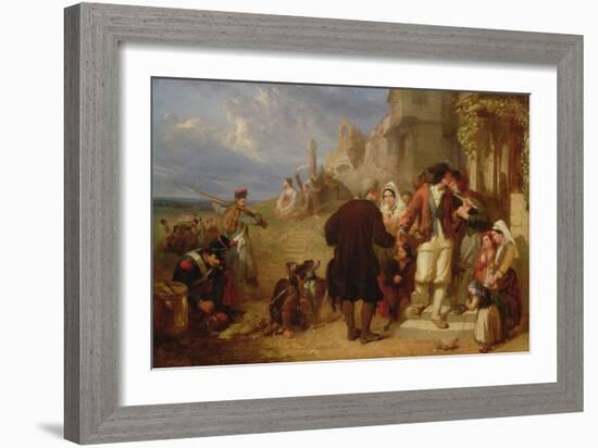 Departure of the Brittany Conscript-Frederick Goodall-Framed Giclee Print