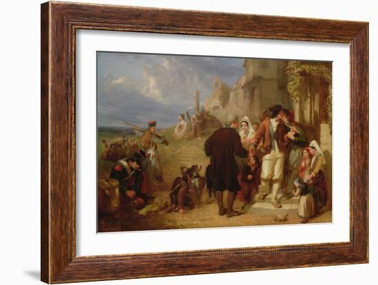 Departure of the Brittany Conscript-Frederick Goodall-Framed Giclee Print