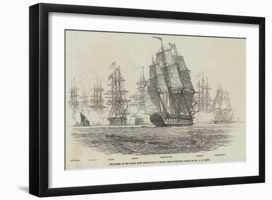 Departure of the Grand Duke Constantine of Russia, from Plymouth-Nicholas Matthews Condy-Framed Giclee Print