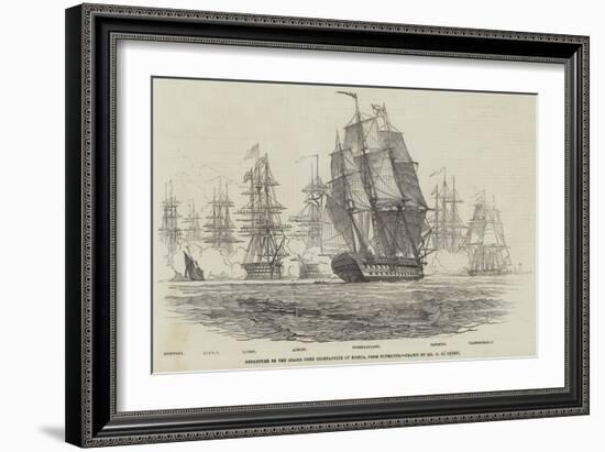 Departure of the Grand Duke Constantine of Russia, from Plymouth-Nicholas Matthews Condy-Framed Giclee Print