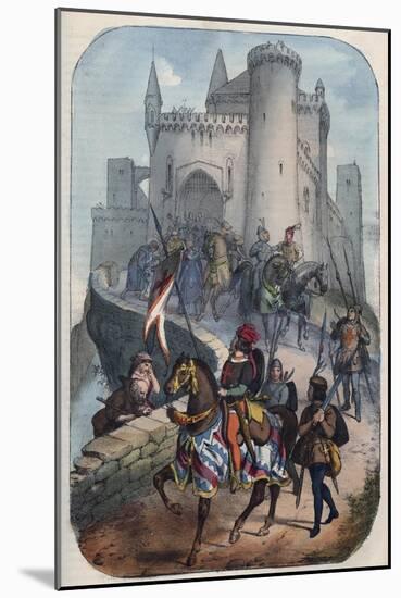 Departure of the Lombards for the First Crusade-Stefano Bianchetti-Mounted Giclee Print