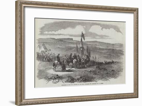 Departure of the Naval Brigade for the Fleet, 10 September-null-Framed Giclee Print