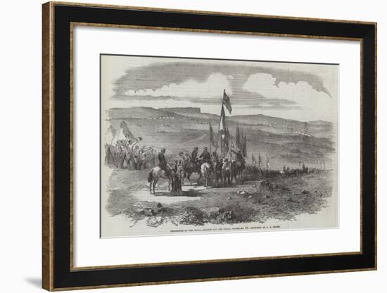 Departure of the Naval Brigade for the Fleet, 10 September-null-Framed Giclee Print