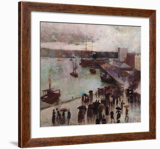 Departure of the Orient-Charles Conder-Framed Premium Giclee Print