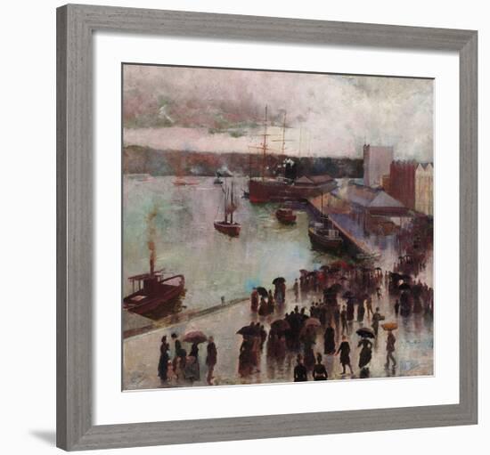 Departure of the Orient-Charles Conder-Framed Premium Giclee Print