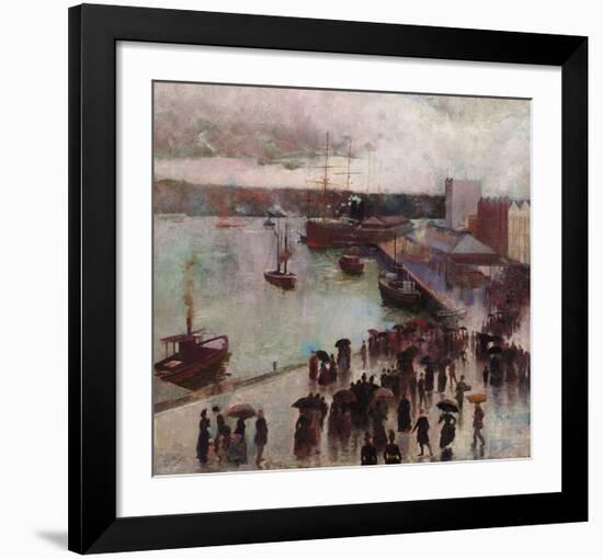 Departure of the Orient-Charles Conder-Framed Premium Giclee Print