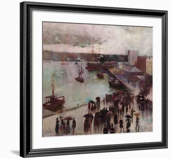 Departure of the Orient-Charles Conder-Framed Premium Giclee Print