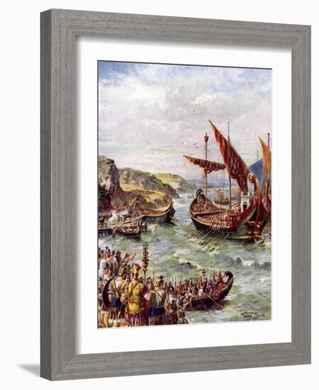 Departure of the Romans-Henry Payne-Framed Giclee Print