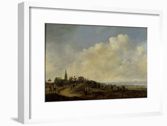 Departure of William II for England from the Beach at Scheveningen, 1641-Maerten Fransz van der Hulst-Framed Giclee Print