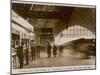 Departure Platform, St Pancras Station, London. Midland Railway-null-Mounted Photographic Print
