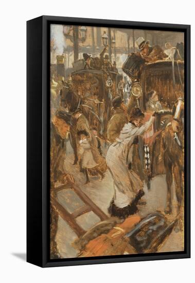 Departure Platform, Victoria Station, C.1881-82-James Tissot-Framed Premier Image Canvas