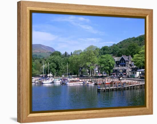 Departure Point for Lake Steamer Cruises, Waterhead, Lake Windermere, Lake District, Cumbria-Peter Thompson-Framed Premier Image Canvas