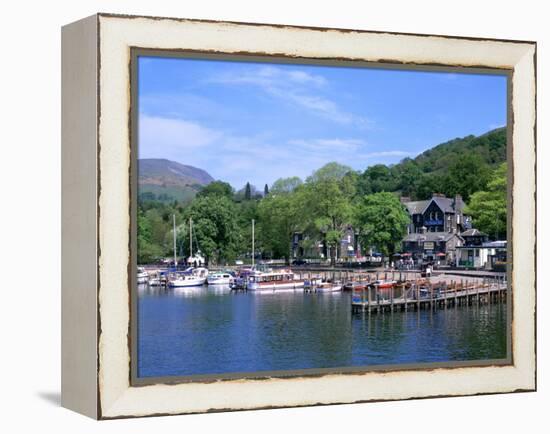 Departure Point for Lake Steamer Cruises, Waterhead, Lake Windermere, Lake District, Cumbria-Peter Thompson-Framed Premier Image Canvas