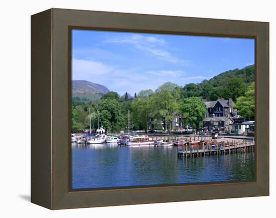 Departure Point for Lake Steamer Cruises, Waterhead, Lake Windermere, Lake District, Cumbria-Peter Thompson-Framed Premier Image Canvas