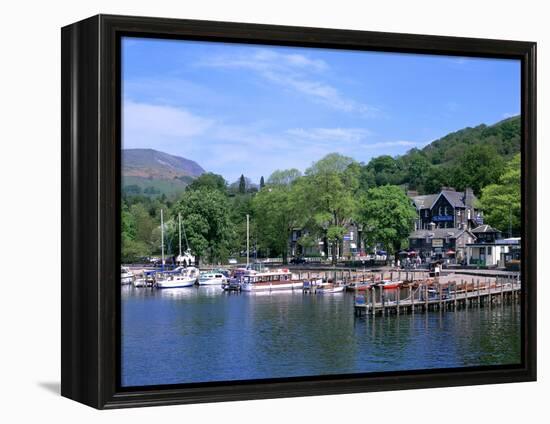Departure Point for Lake Steamer Cruises, Waterhead, Lake Windermere, Lake District, Cumbria-Peter Thompson-Framed Premier Image Canvas