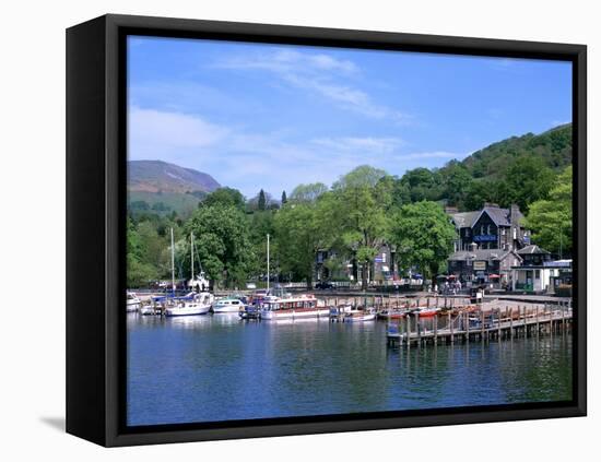 Departure Point for Lake Steamer Cruises, Waterhead, Lake Windermere, Lake District, Cumbria-Peter Thompson-Framed Premier Image Canvas