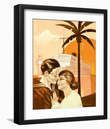 Departure-Joadoor-Framed Art Print