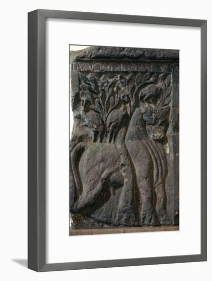 Depiction of a Celtic deity, a bull with three cranes, 1st century. Artist: Unknown-Unknown-Framed Giclee Print