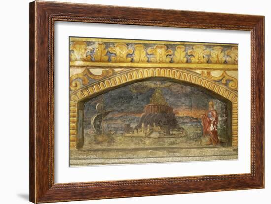 Depiction of Alexandria Lighthouse, Circa 1669-Nina Davies-Framed Giclee Print