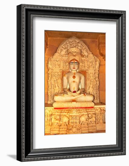 Depiction of Rishabha in Jain Temple of Adinath (Rishabha)-Godong-Framed Photographic Print