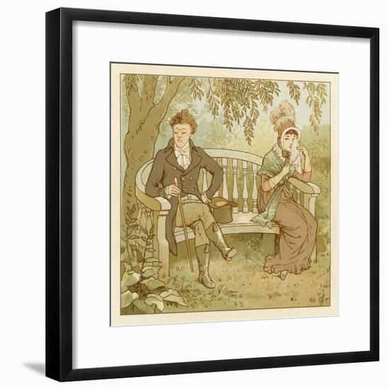 Depiction of the Month of April-Robert Dudley-Framed Giclee Print