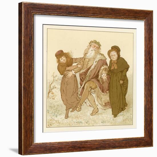 Depiction of the Month of December-Robert Dudley-Framed Giclee Print