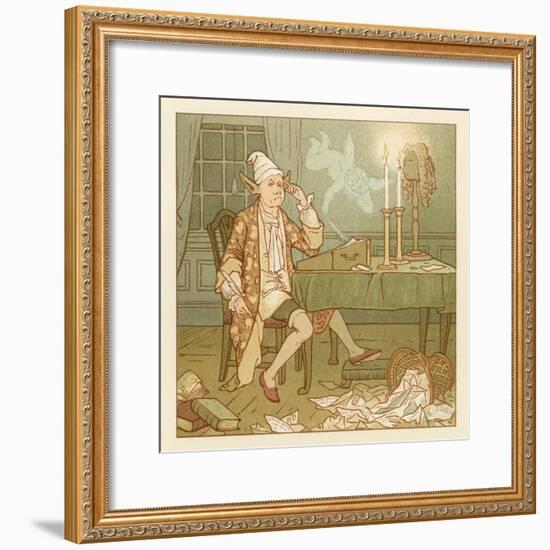 Depiction of the Month of February-Robert Dudley-Framed Giclee Print